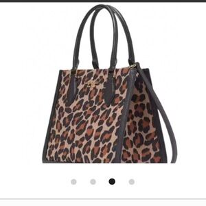 Kate Spade Leopard Canvas Tote
